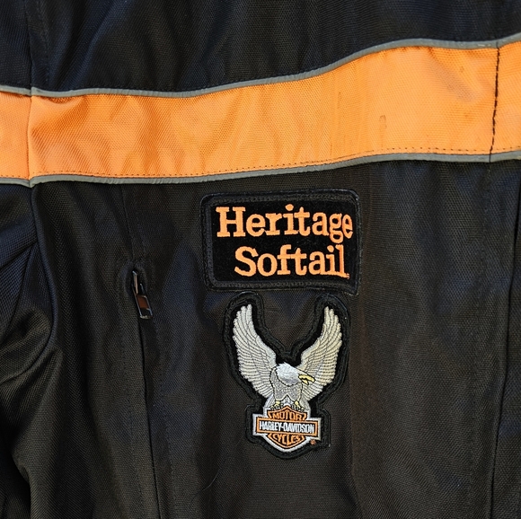 Harley Davidson Motorcycle Heritage Softail Daniel Donovan Jacket Biker Coat 4XL - Picture 3 of 16